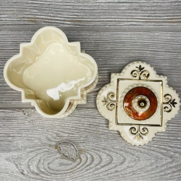 Nwt Vintage Lenox majestic collection royal tortoise trinket box collectible - Picture 7 of 13